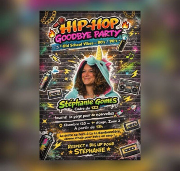 Départ de Stéphanie