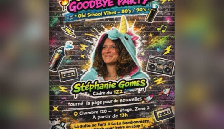 Départ de Stéphanie
