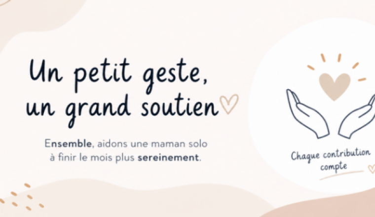 Aidons une maman solo à tenir ce mois-ci