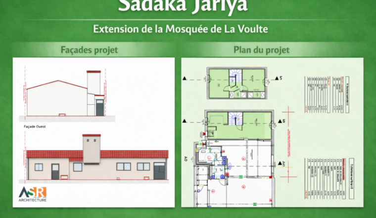 Sadaqa Jariya – Travaux Mosquée de La Voulte