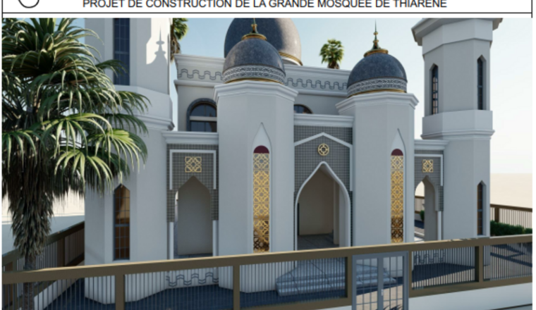 Construction de la mosquée de Thiarène