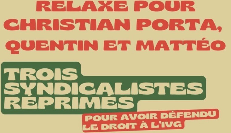 Solidarité pour Christian et Quentin de la CGT