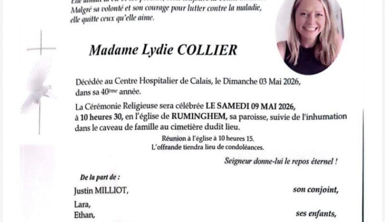Hommage à Lydie Collier