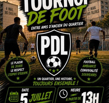 Tournoi du Pas du Lac 5 juillet 2026 ⚽️