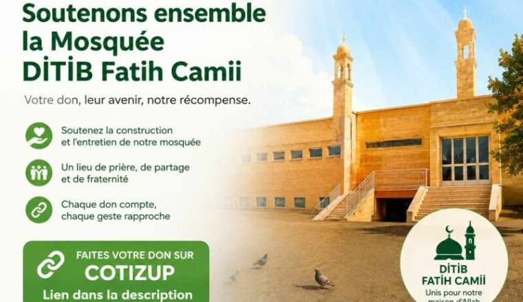 Soutenir l'achèvement  de votre mosquée turque