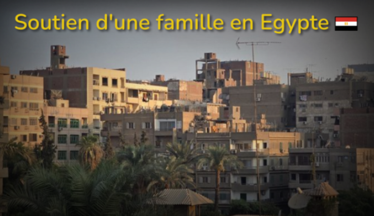Aider une famille Égyptienne