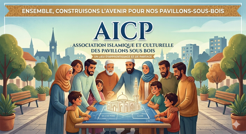 Une mosquée aux pavillons sous bois
