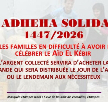 Aïd Adheha Solidaire