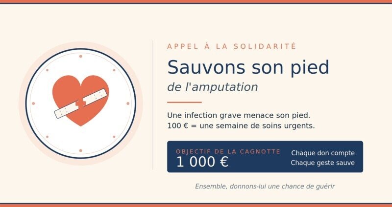 Chaque jour, elle vit avec la peur de l'amputation