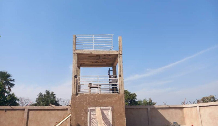 Finalisation d'un forage à SALEMATA (Guinée)