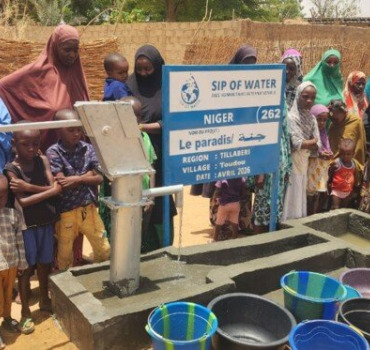 Un forage au Niger