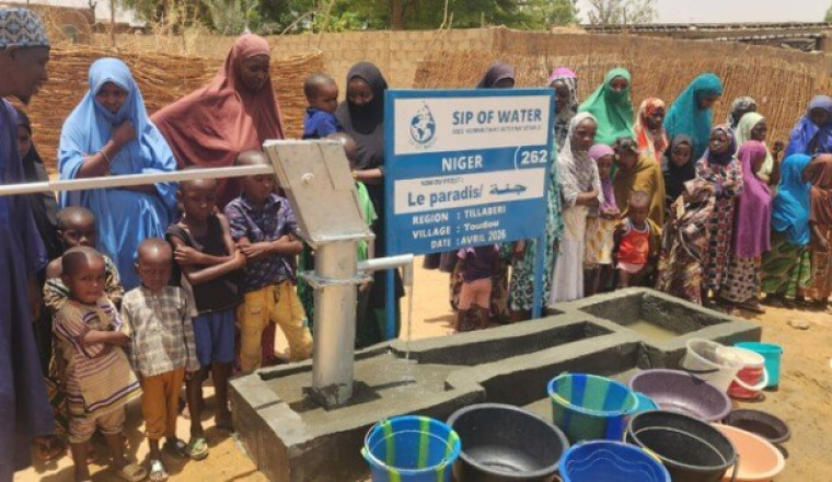 Un forage au Niger