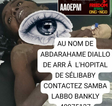 CAGNOTTE POUR SOUTENIR ABDARAHAMANE DIALLO