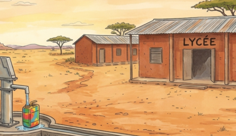 De l'eau pour un lycée au Tchad !