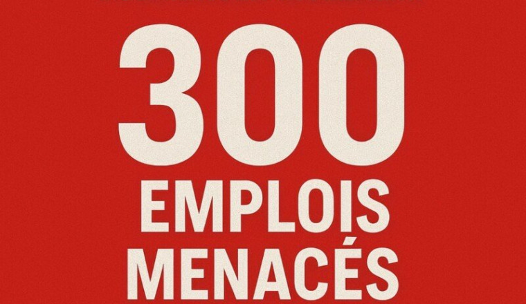 Caisse de grève - 300 emplois menacés
