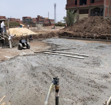 Construction mosquée en Égypte