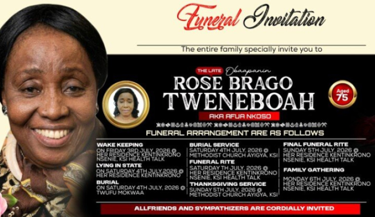 Soutien pour les funérailles de Rose Tweneboah