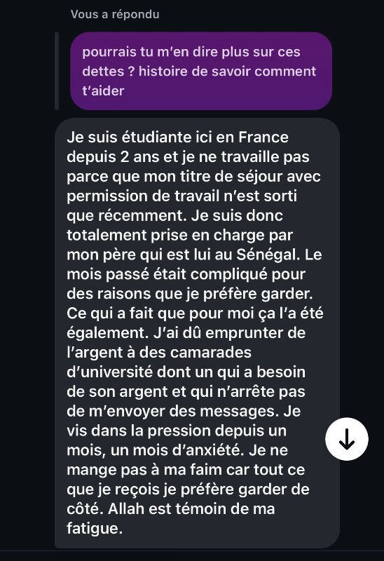 Image justificative de la cagnotte