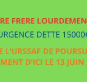 Sadaqah et Invocations pour frère en islam endetté