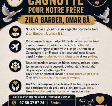 Obsèques/Rapatriement Omar Ba (Zilla)❤️
