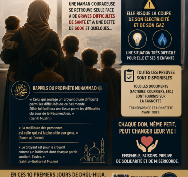 Solidarité pour une maman de 5 enfants en grande d